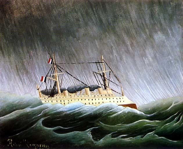 Henri Rousseau The Boat in the Storm